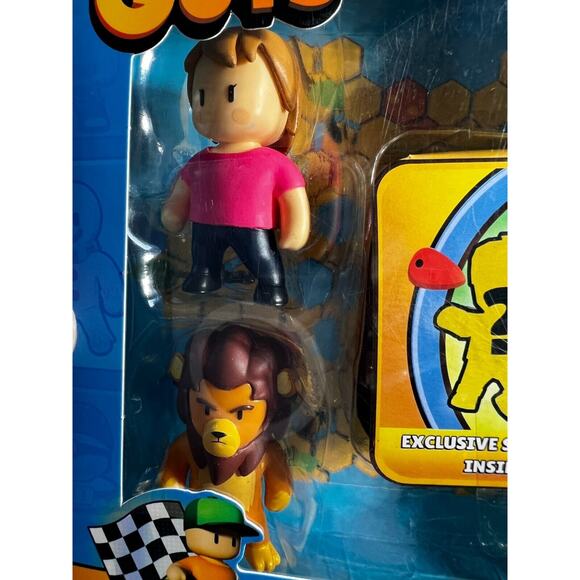 Stumble Guys Set 5 Action Figures Mystery Stumbler Leonidas Alien Megalodon Ms. - Picture 7 of 16